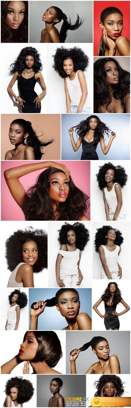 Sexy Black Woman 2 - 21xUHQ JPEG Photo Stock