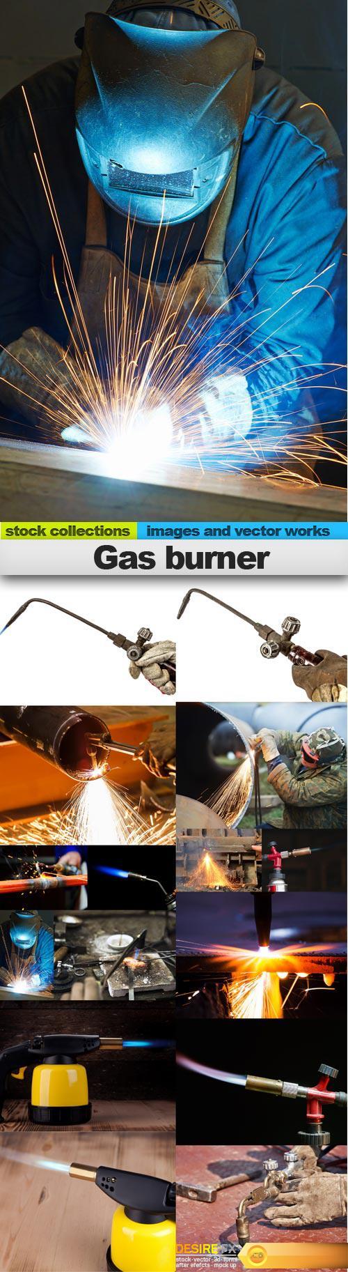 Gas burner, 15 x UHQ JPEG