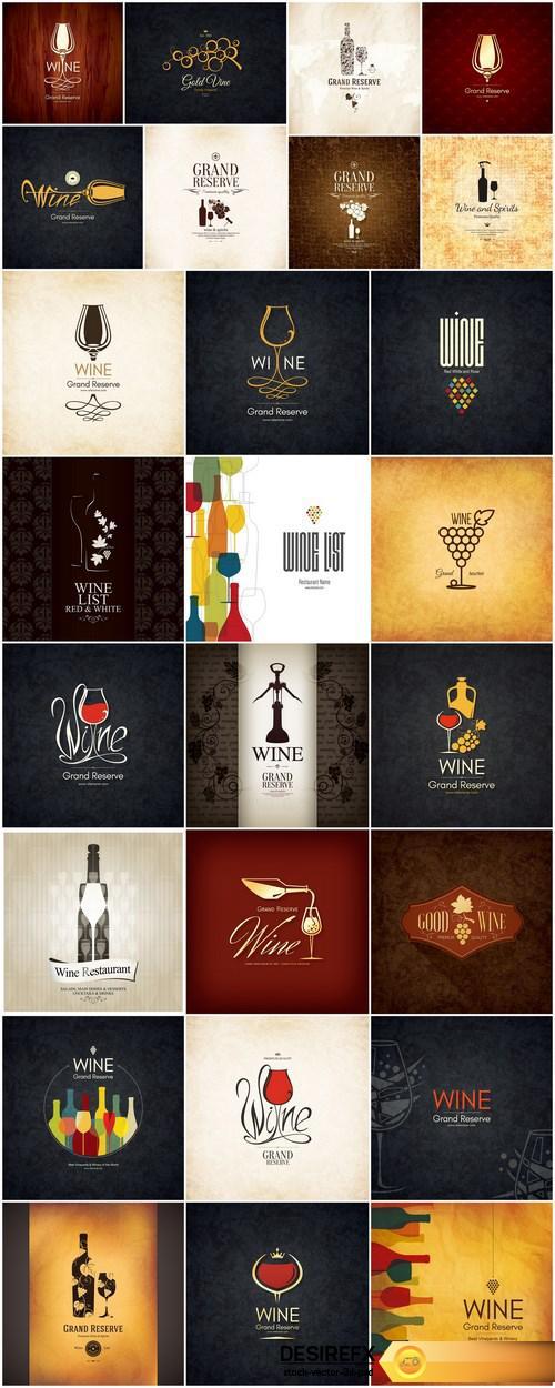 Logos and Labels for Wines - 26xEPS