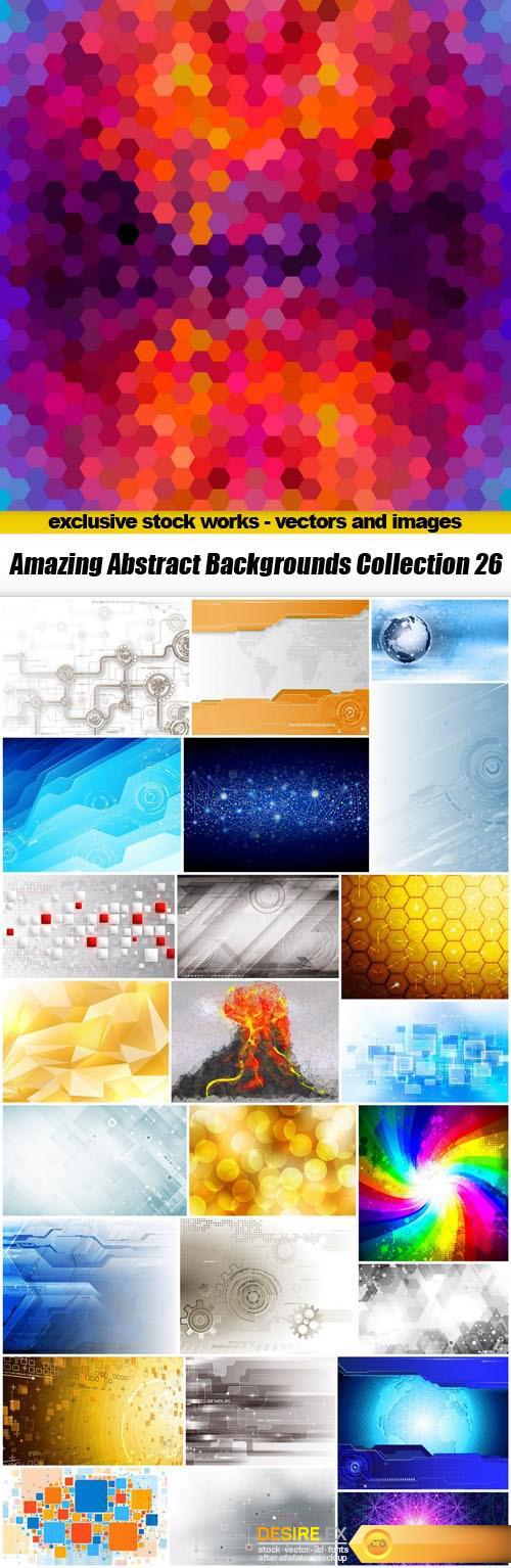 Amazing Abstract Backgrounds Collection 26 - 25xEPS