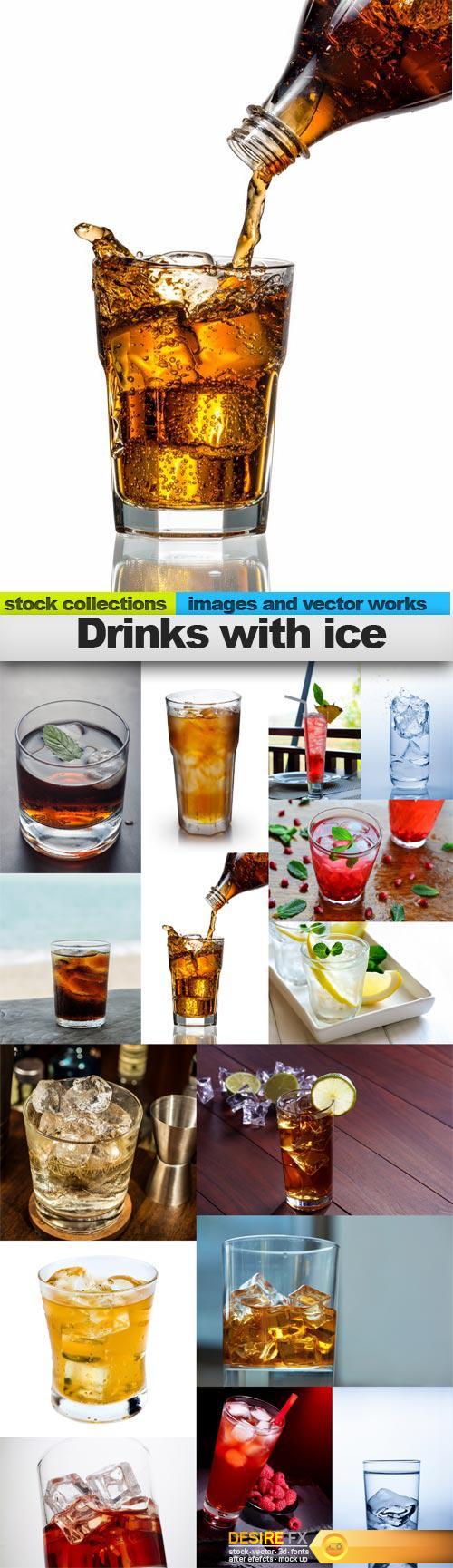 Drinks with ice, 15 x UHQ JPEG