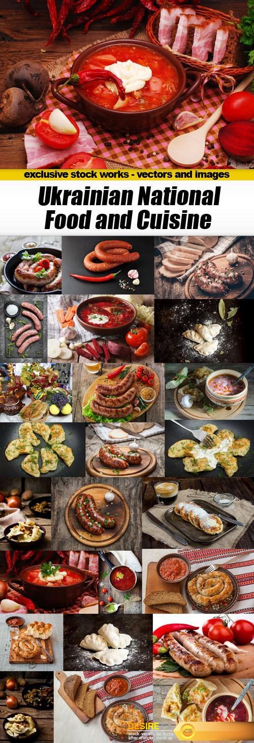 Ukrainian National Food and Cuisine - 25xUHQ JPEG