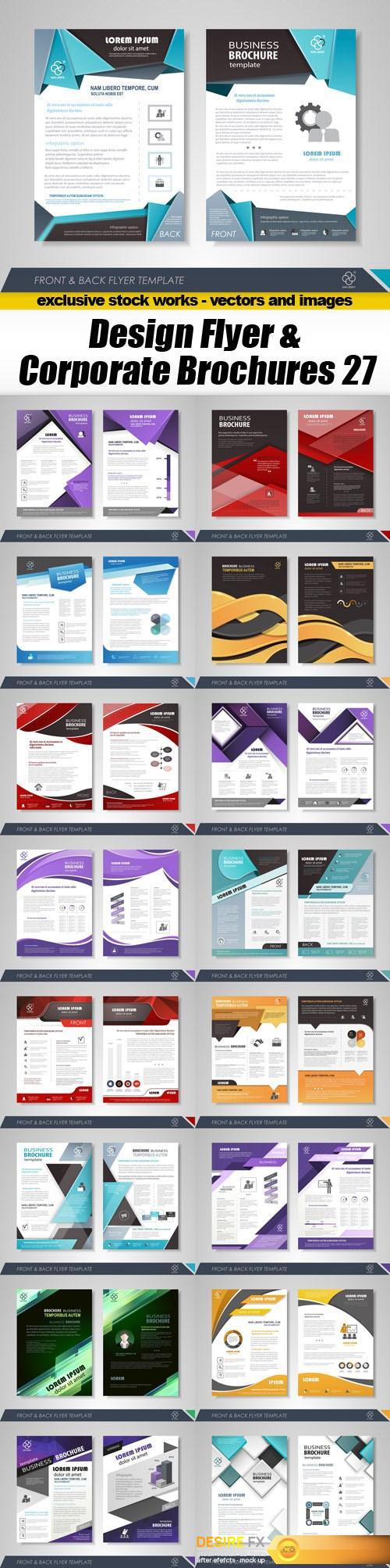 Design Flyer & Corporate Brochures 27 - 17xEPS
