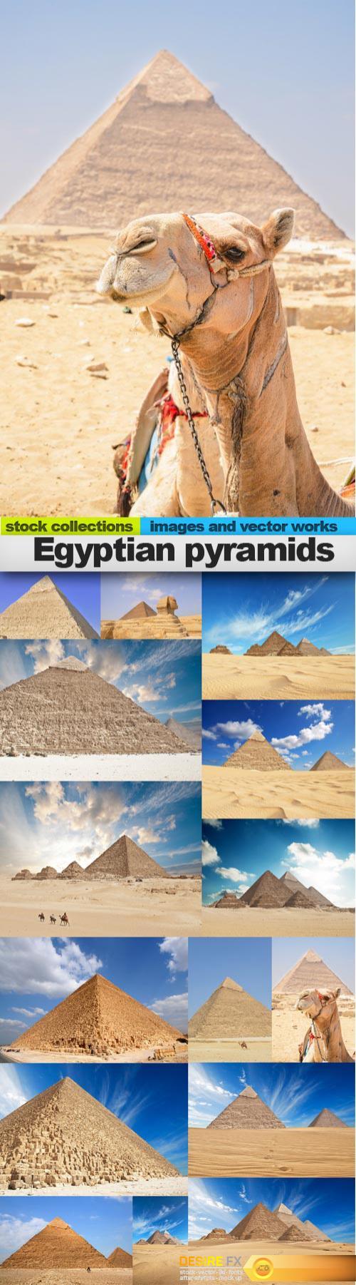 Egyptian pyramids, 15 x UHQ JPEG