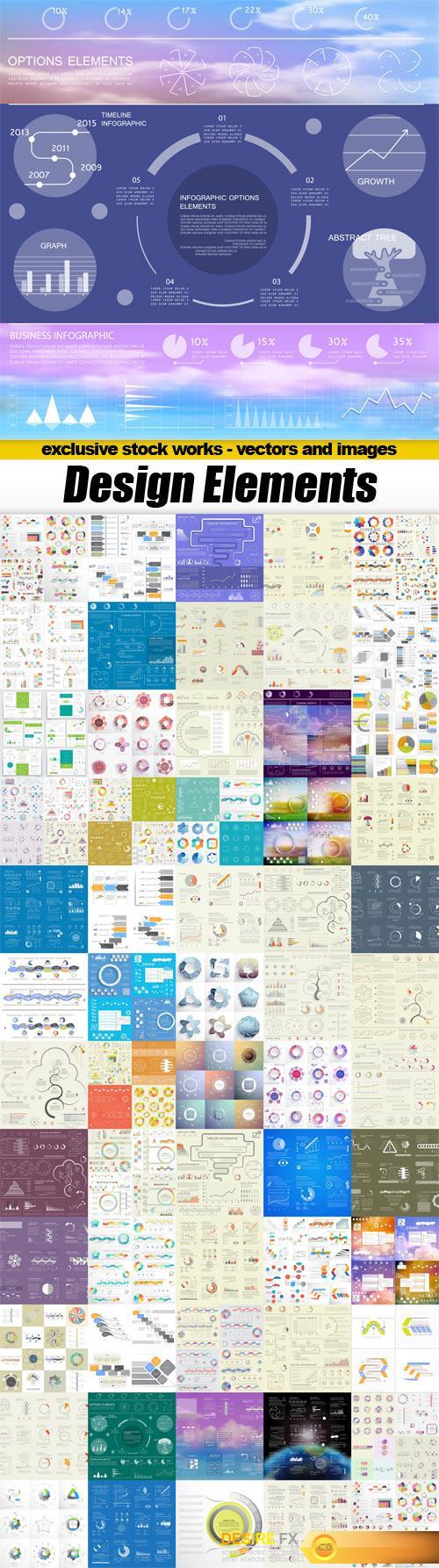 Design Elements for Infographics - 60x EPS