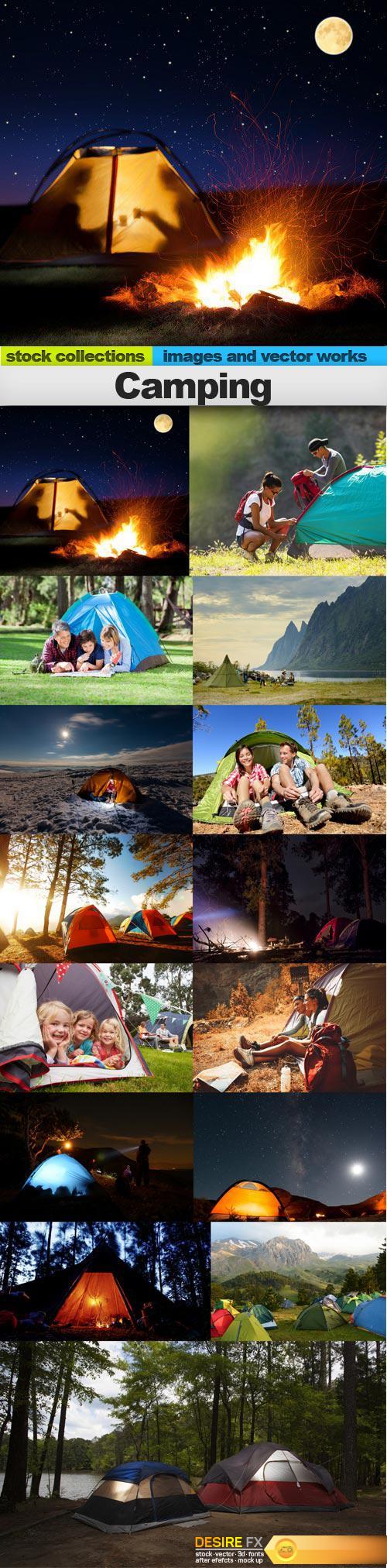 Camping, 15 x UHQ JPEG