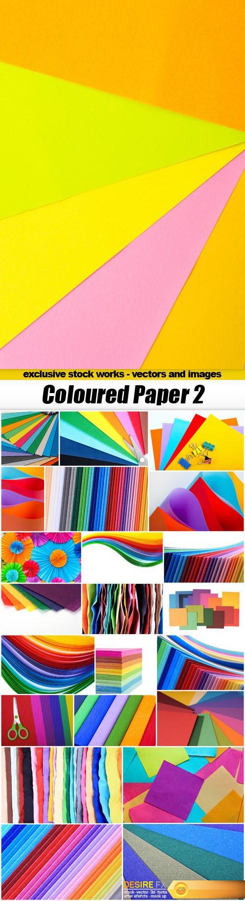 Coloured Paper 2 - 23xUHQ JPEG