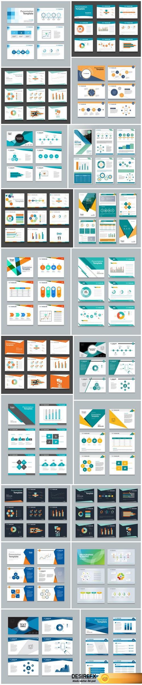 Corporate Presentation & Polygon Infographic 2 - 20xEPS