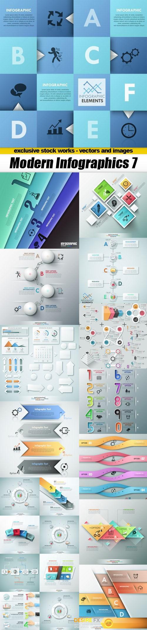 Modern Infographics 7 - 20xEPS