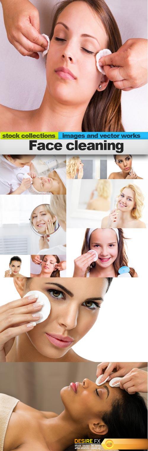 Face cleaning, 10 x UHQ JPEG