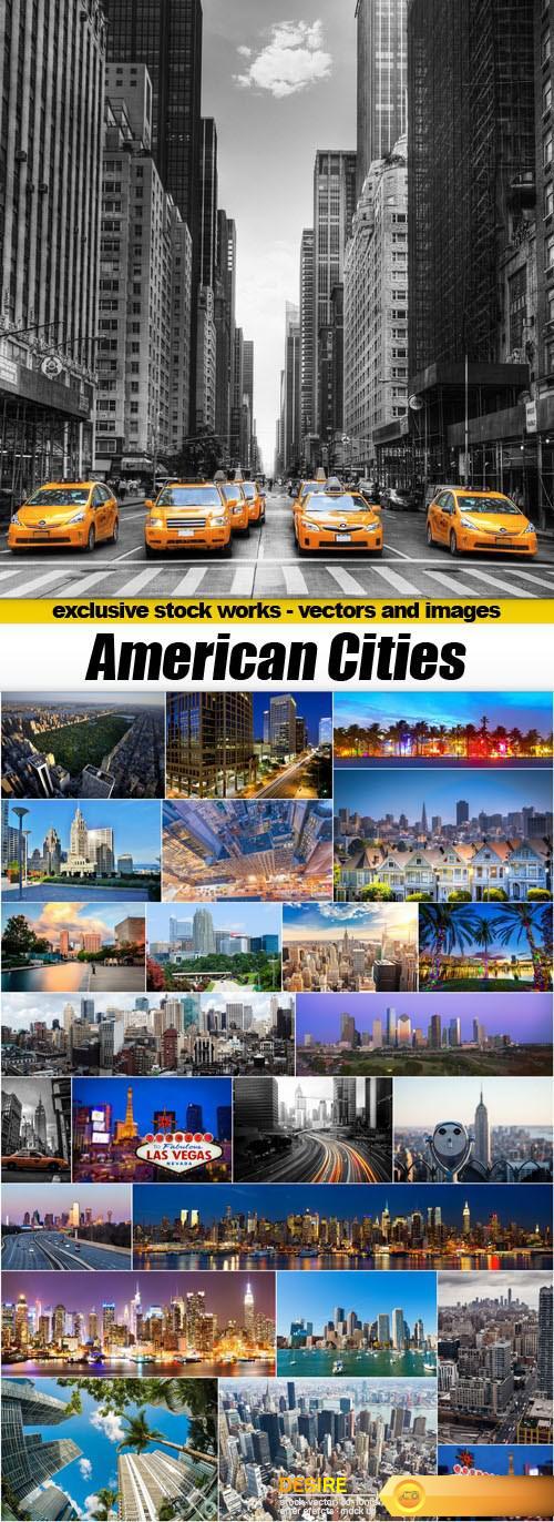 American Cities - 25xUHQ JPEG