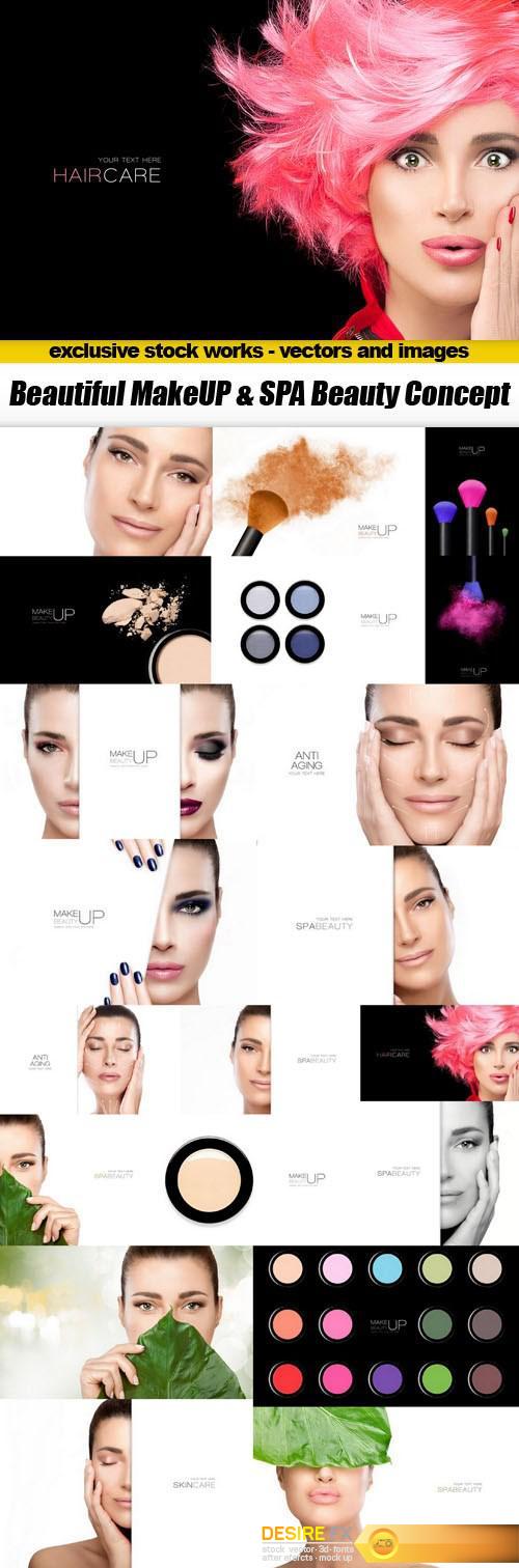Beautiful MakeUP & SPA Beauty Concept - 20xUHQ JPEG