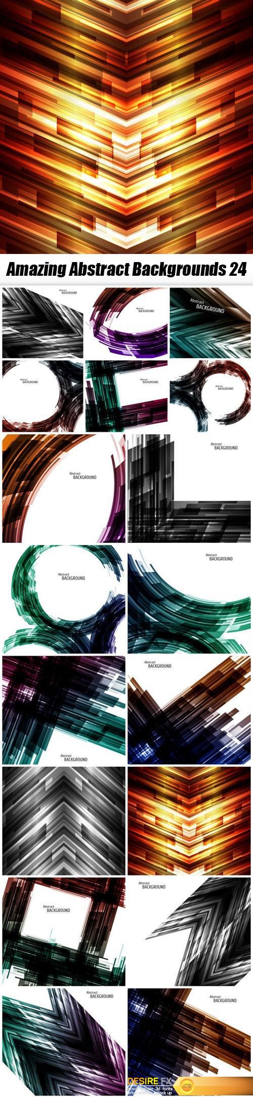 Amazing Abstract Backgrounds Collection 24 - 18xEPS