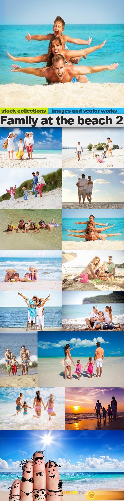 Family at the beach 2, 15 x UHQ JPEG