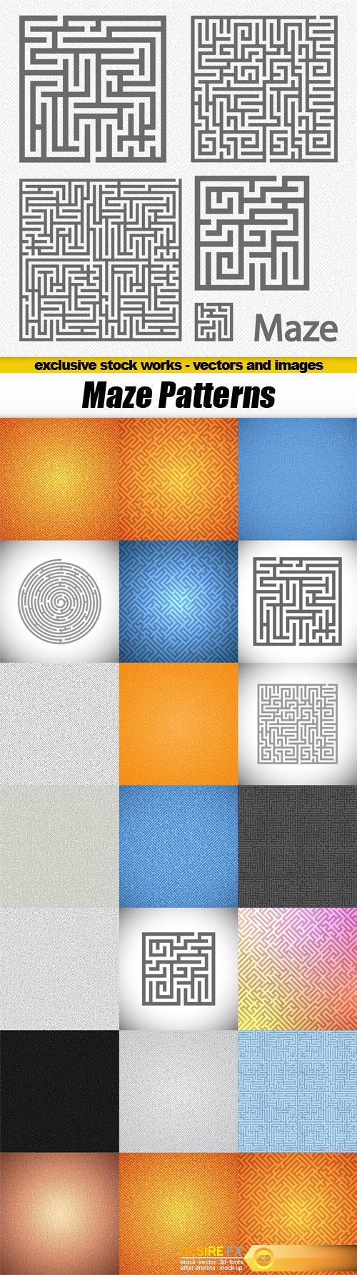 Maze Patterns - 20x EPS
