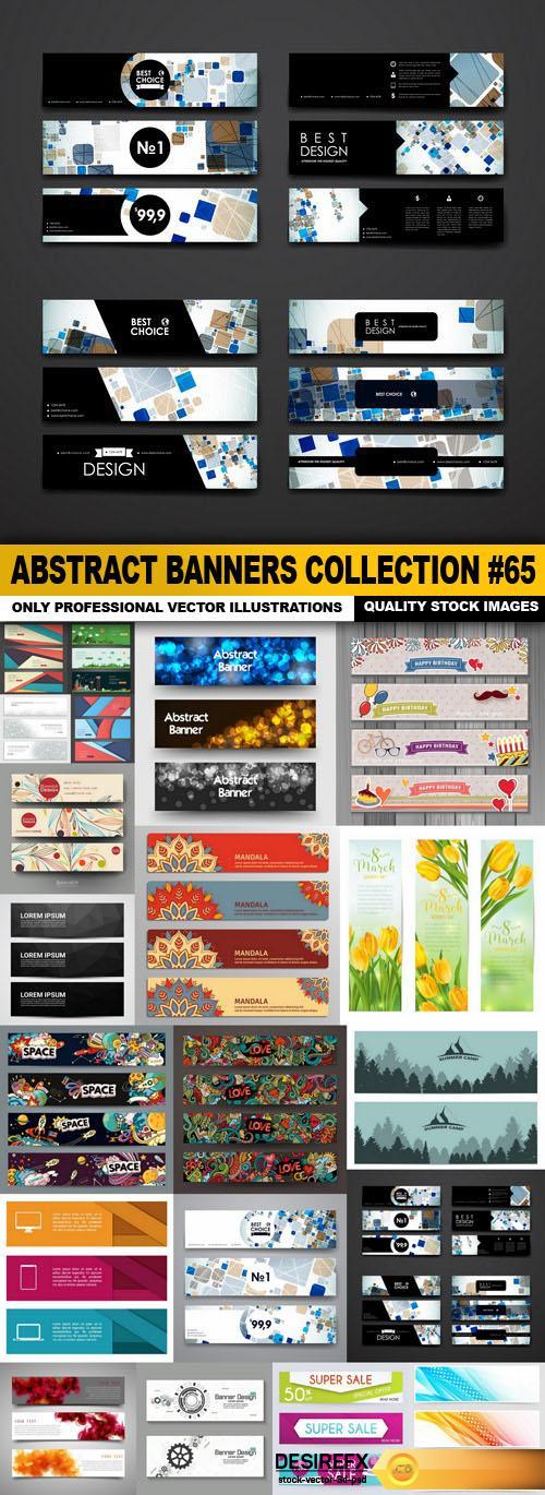 Abstract Banners Collection #65 - 20 Vectors
