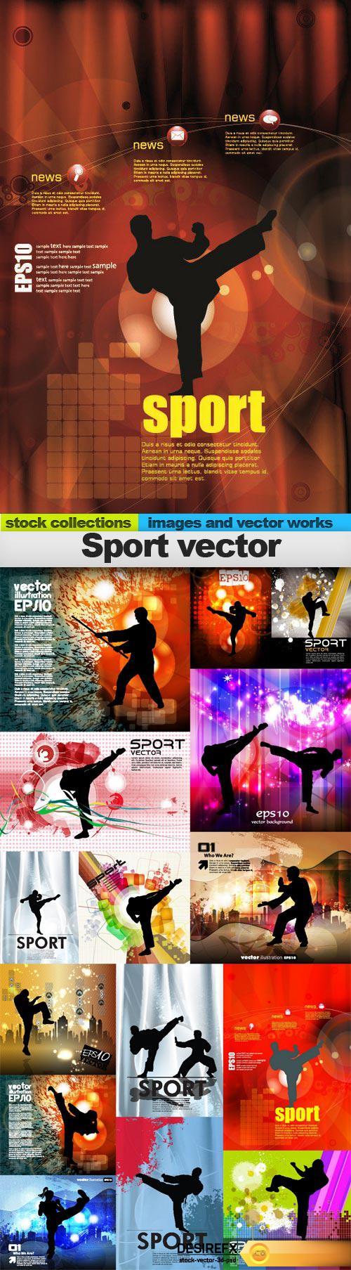 Sport vector, 15 x EPS