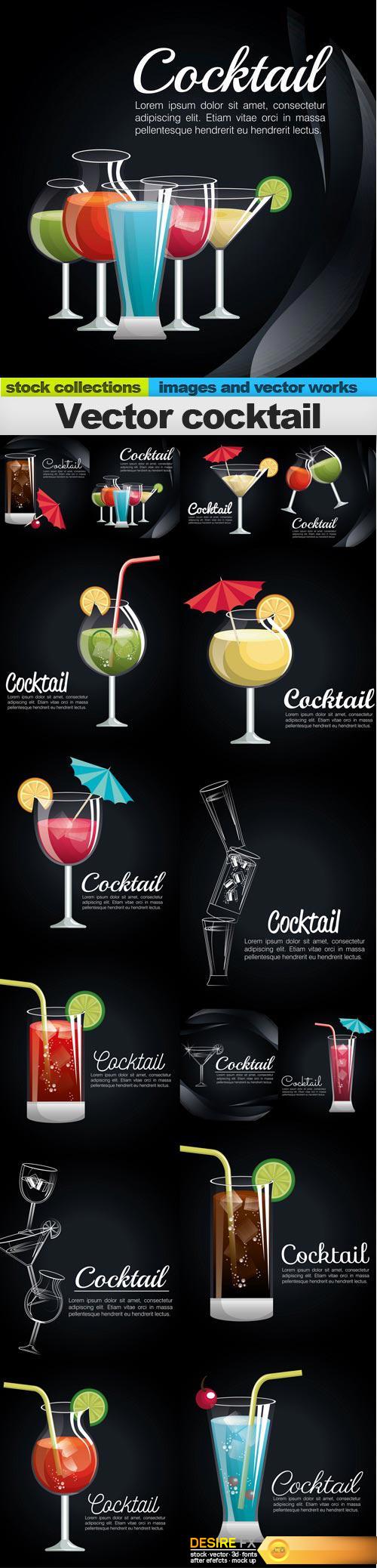 Vector cocktail, 15 x EPS