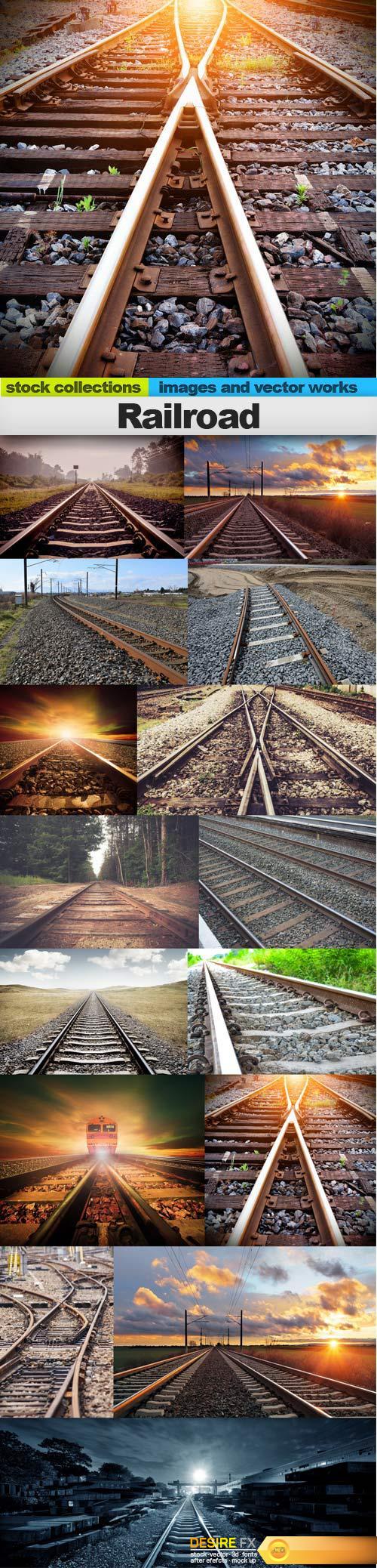 Railroad, 15 x UHQ JPEG