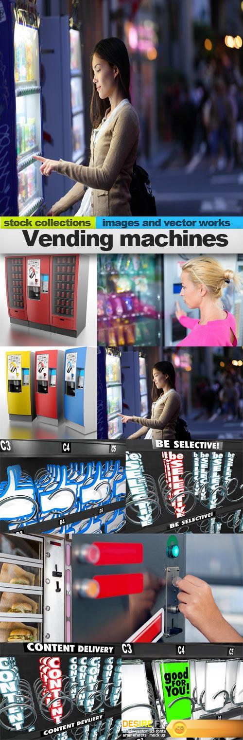 Vending machines, 10 x UHQ JPEG