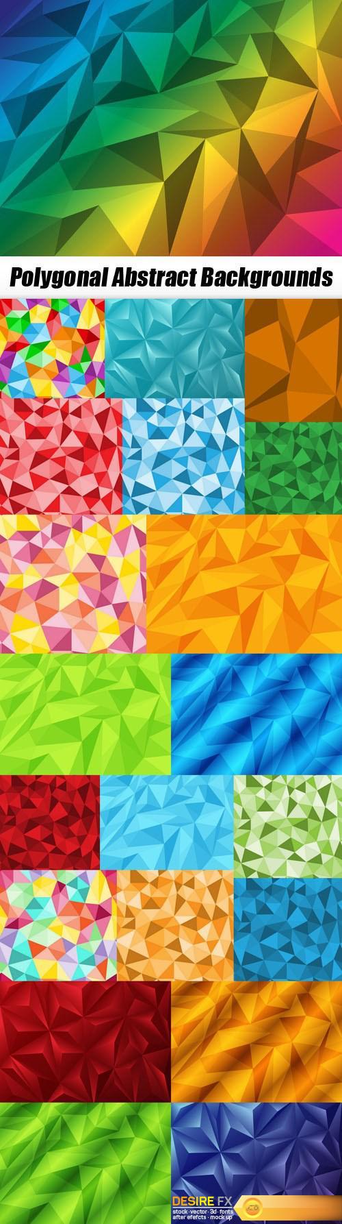 Polygonal Abstract Backgrounds 