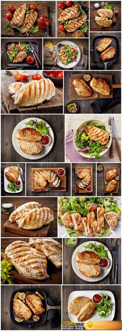 Grilled chicken fillet - 20xUHQ JPEG