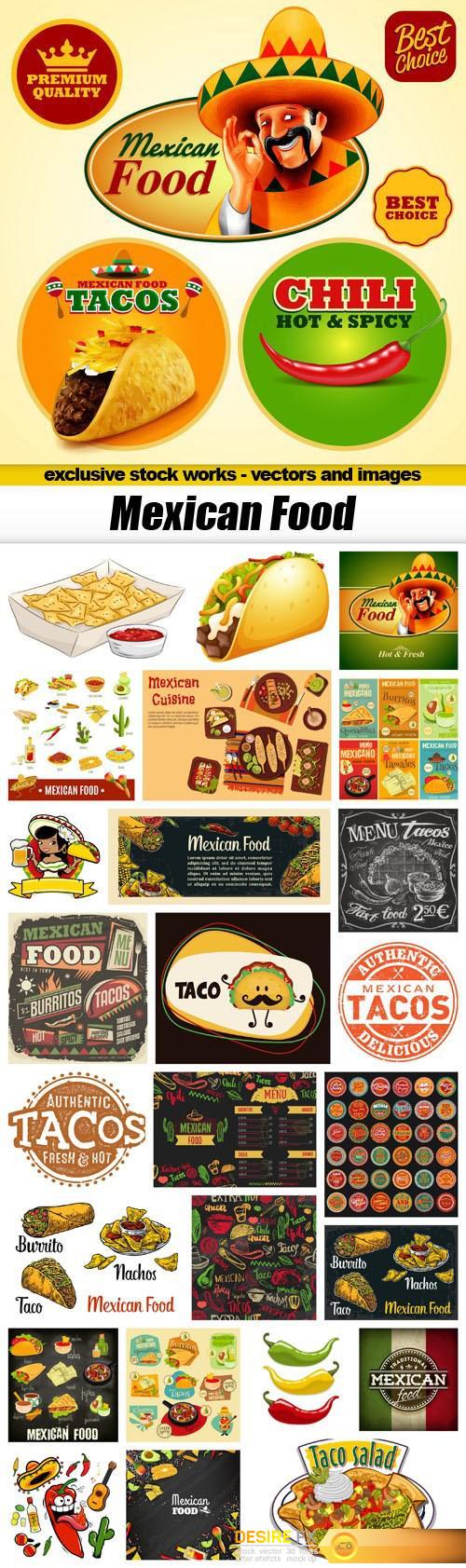 Mexican Food - 25xEPS