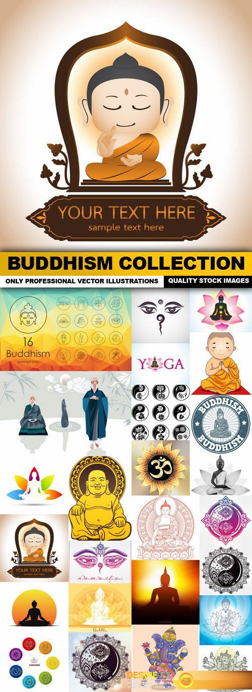 Buddhism Collection - 25 Vector