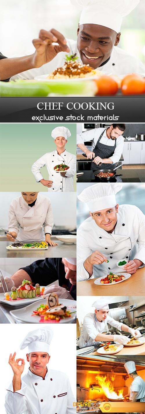 Chef cooking - 9UHQ JPEG