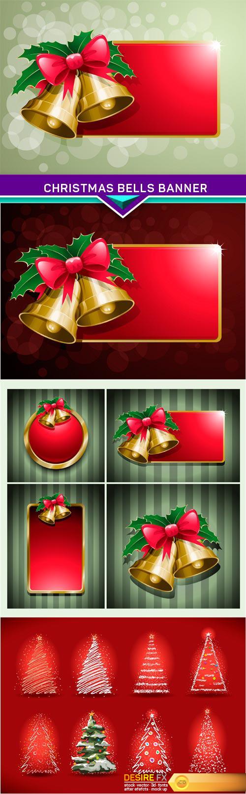 Christmas bells banner 4X JPEG