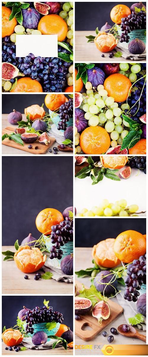 Healthy Eating Colorful Summer Fruits 8X JPEG