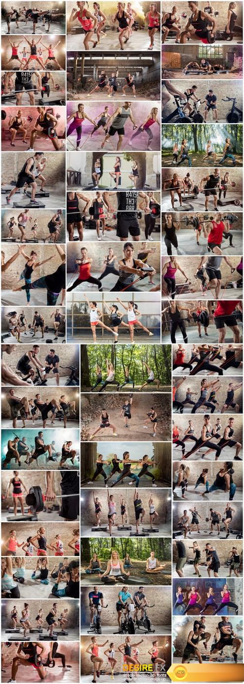 Sports trainings fitness life - 46xUHQ JPEG