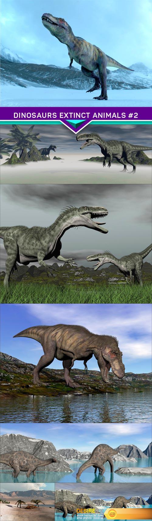 Dinosaurs extinct animals #2 7X JPEG