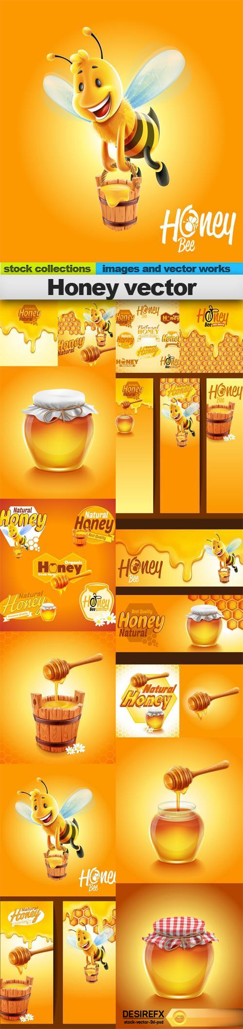 Honey vector, 15 x EPS