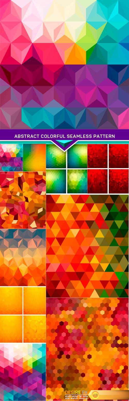 Abstract colorful seamless pattern background 10x EPS