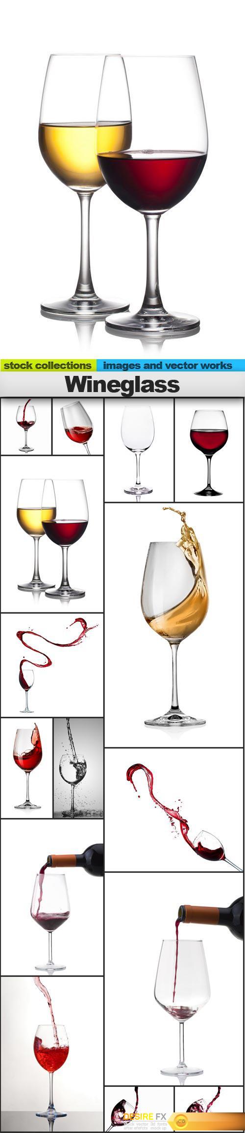 Wineglass, 15 x UHQ JPEG