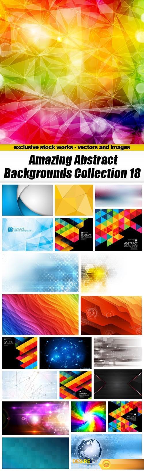 Amazing Abstract Backgrounds Collection 18 - 22xEPS