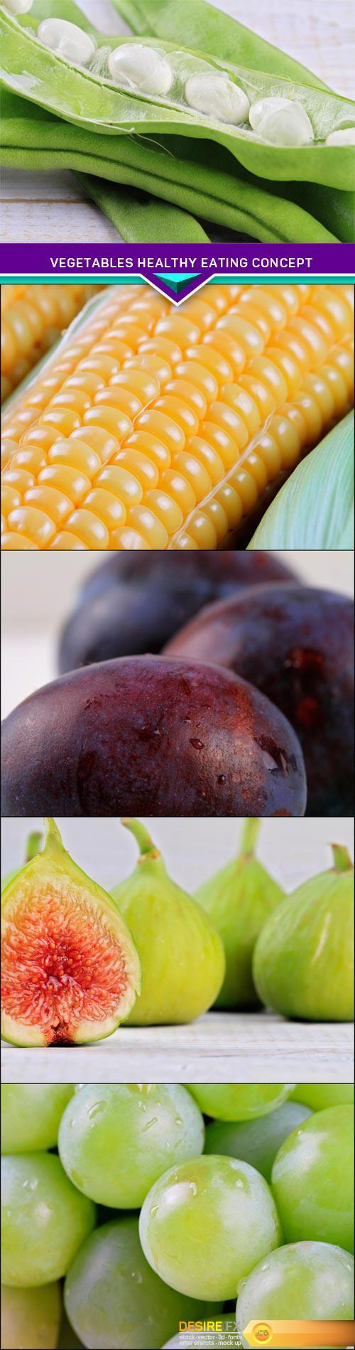 Vegetables Healthy eating concept 5X JPEG