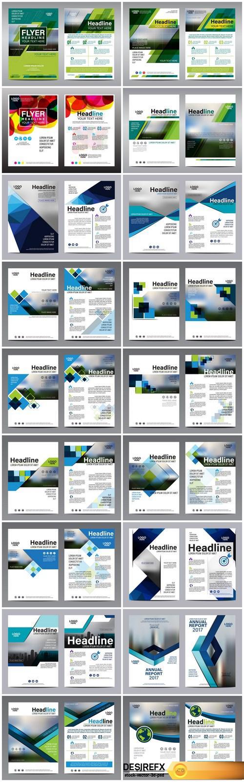 Corporate Templates of Brochures 17 - 24xEPS