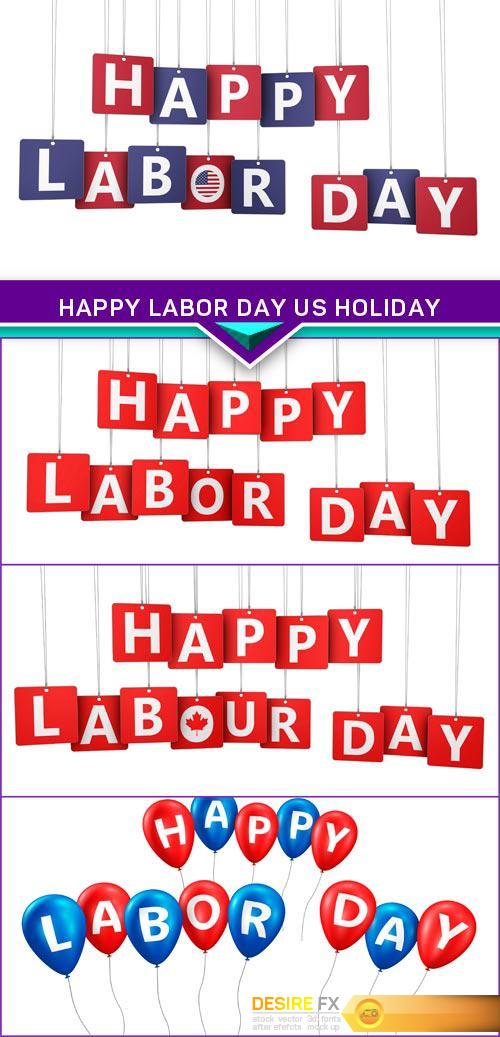 Happy Labor Day US Holiday 4X JPEG