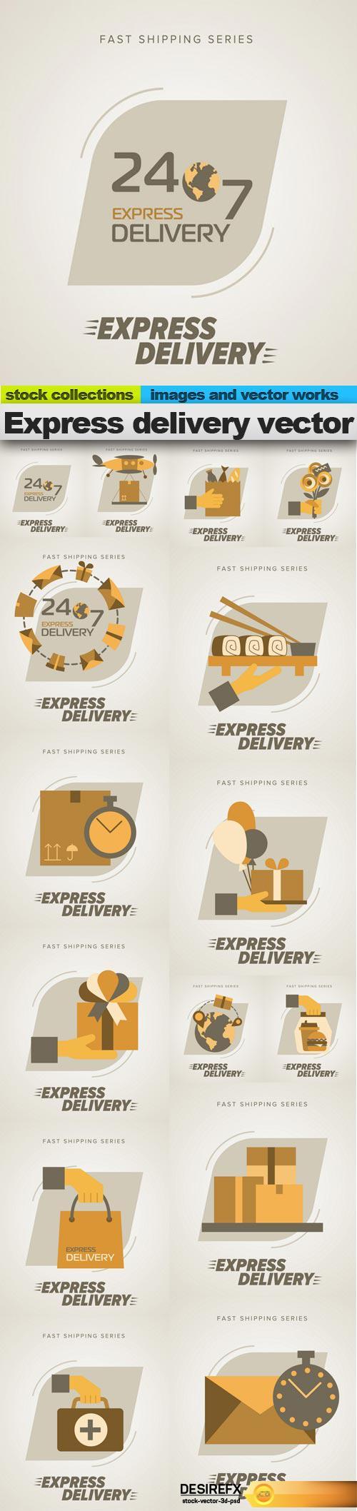 Express delivery vector, 15 x EPS