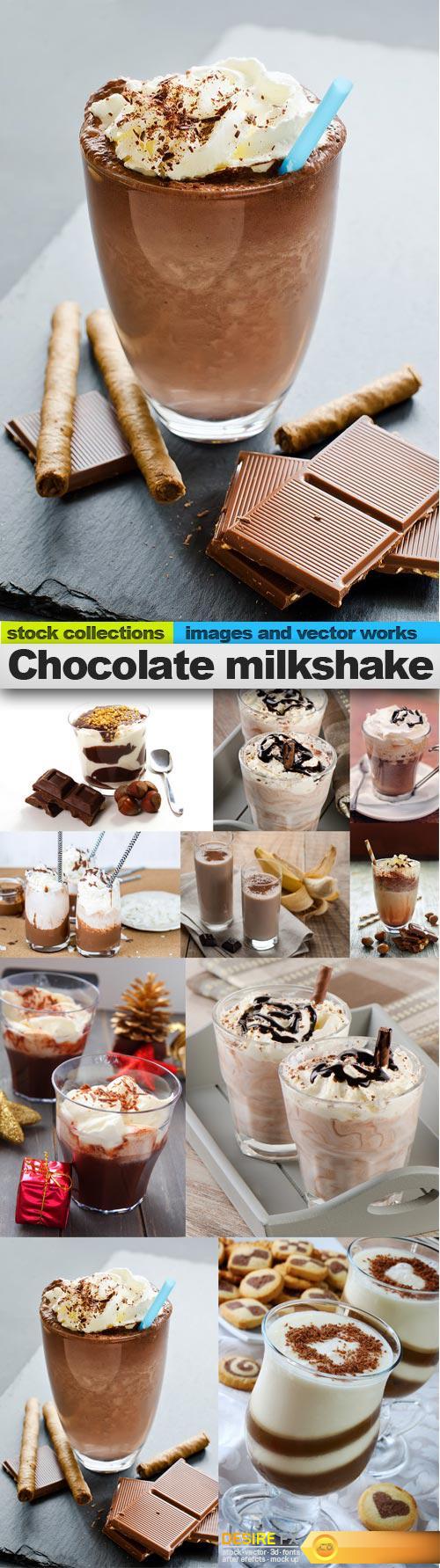 Chocolate milkshake, 10 x UHQ JPEG