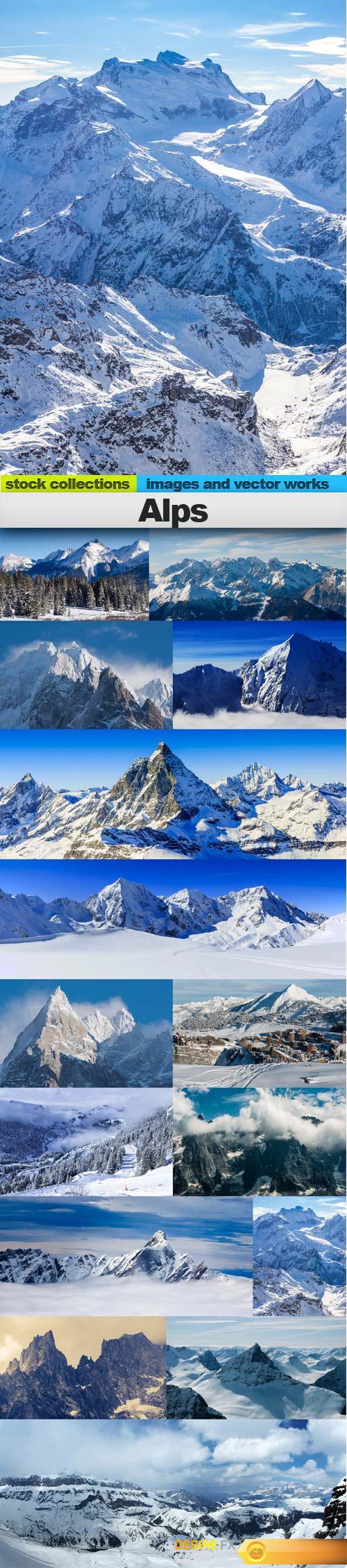 Alps, 15 x UHQ JPEG
