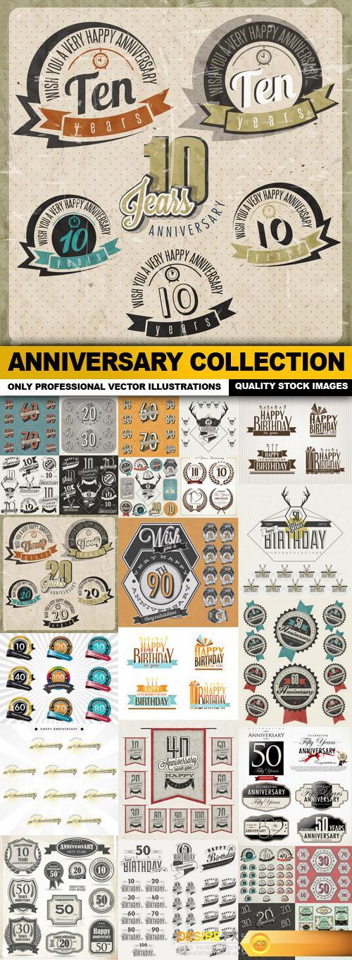 Anniversary Collection - 25 Vector