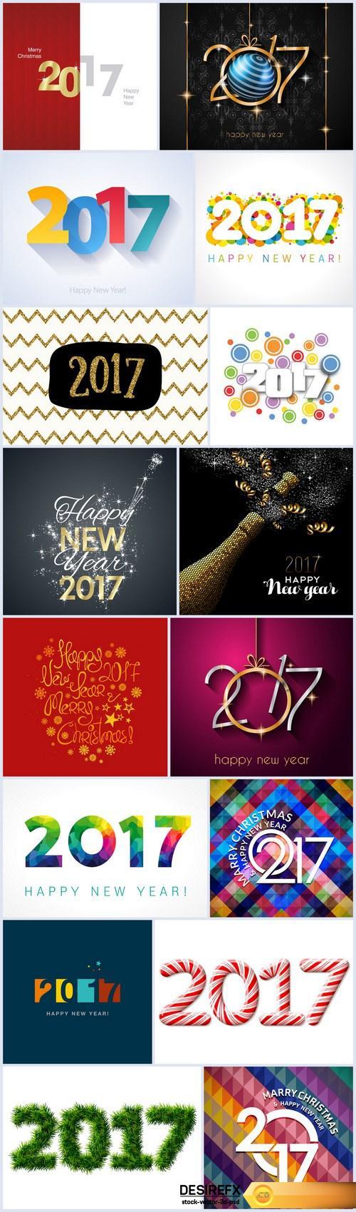 Happy New Year 2017 p.2 - 17xEPS