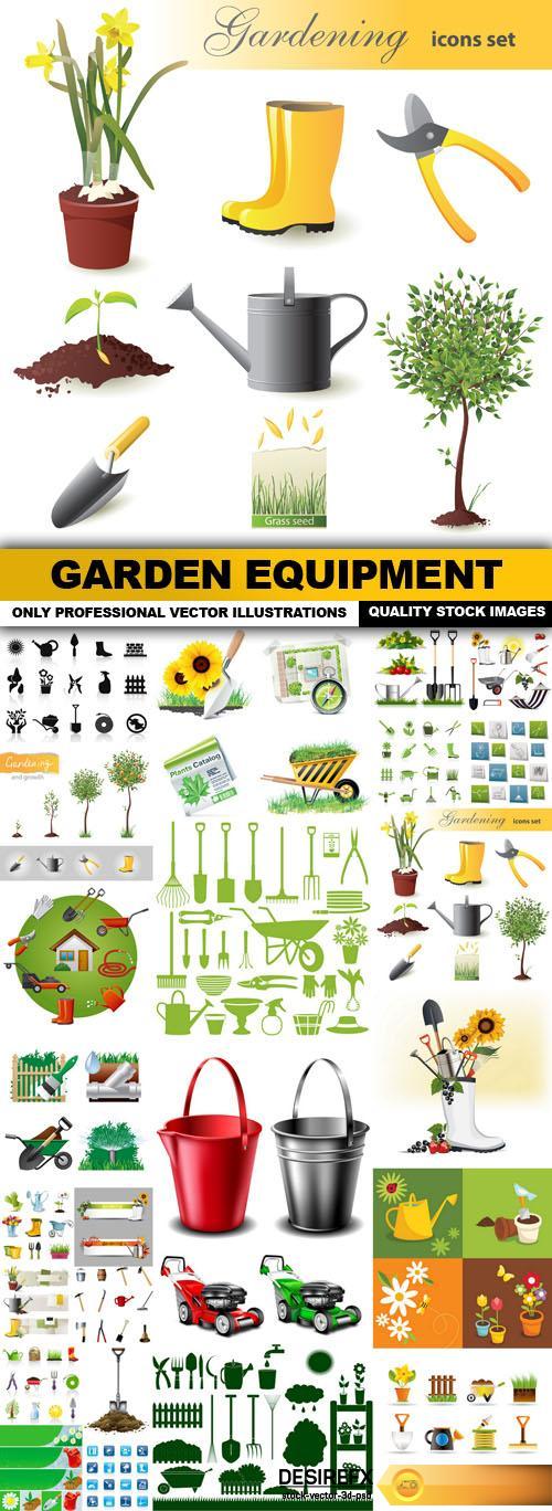 Garden Equipment - 25 Vector