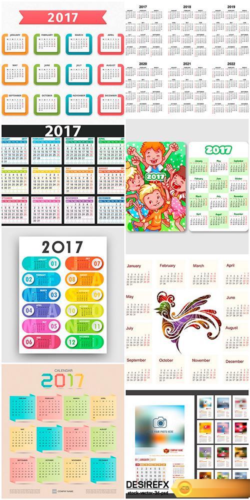 Calendar 2017 - 8 EPS