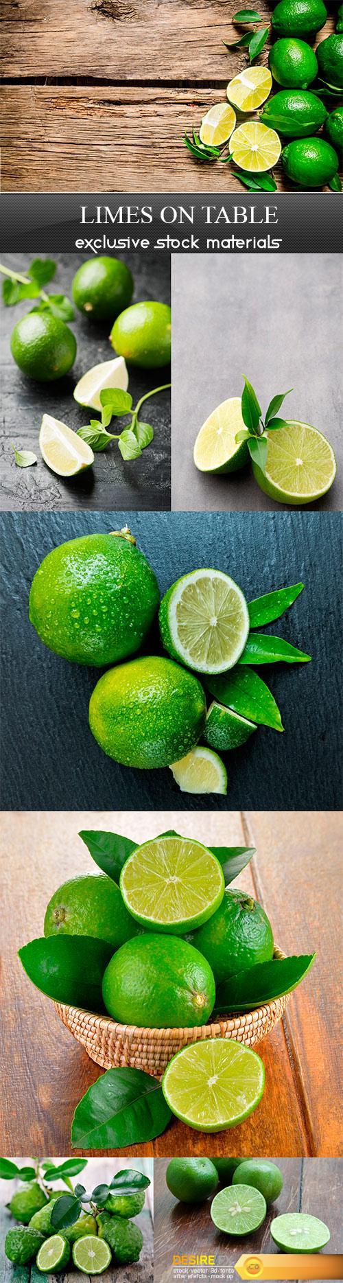 Limes on the table - 7UHQ JPEG