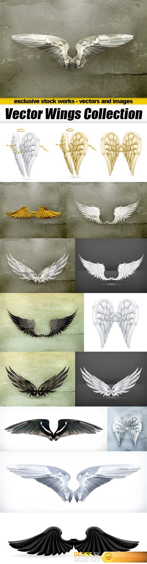 Vector Wings Collection - 15x EPS