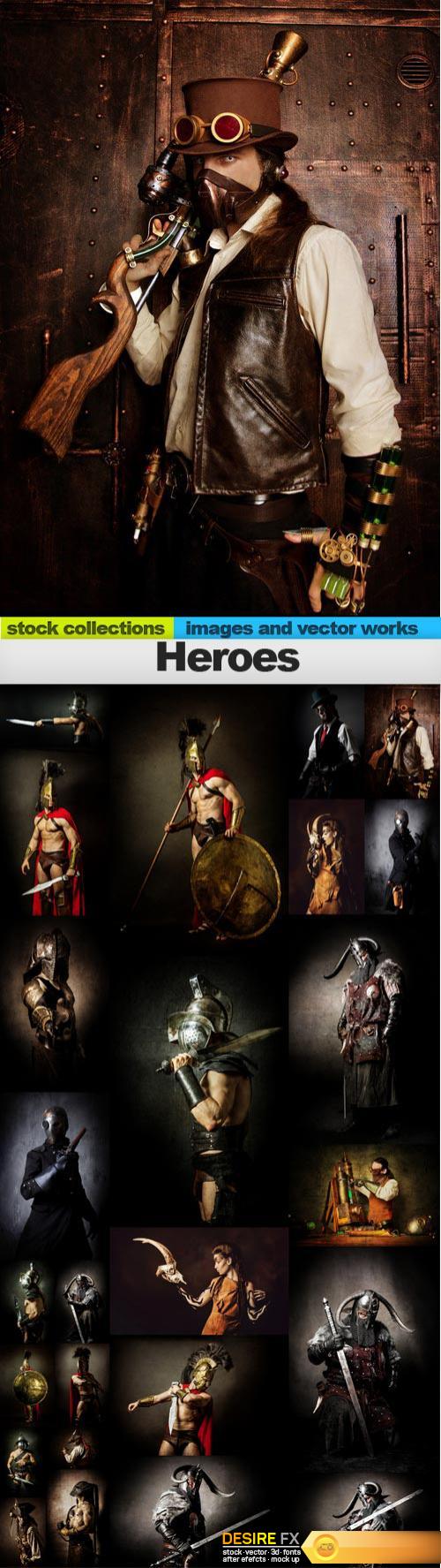 Heroes, 25 x UHQ JPEG
